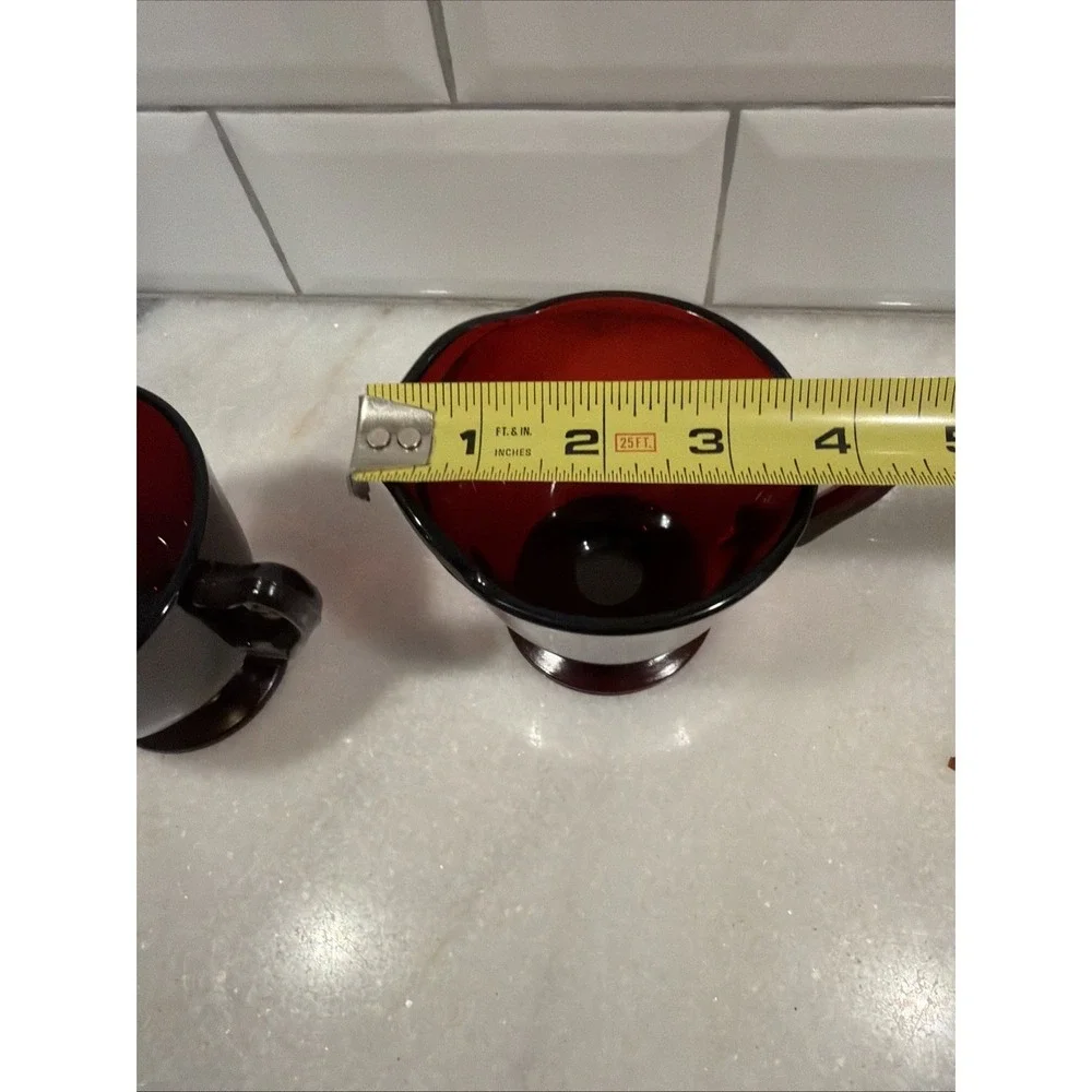 Anchor Hocking ROYAL‎ RUBY Red 3 1/4